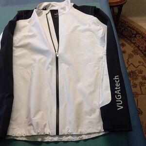Vuga Tech White Men's Large Golf Jacket Waterproof